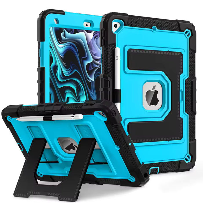 Heavy-Duty Shockproof Case for iPad 10th Gen & iPad 11th Gen (A16) - Rugged Protective Cover with Multi-Angle Stand, Pencil Holder, and Carrying Strap Macfixit Australia