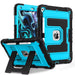 Heavy-Duty Shockproof Case for iPad 10th Gen & iPad 11th Gen (A16) - Rugged Protective Cover with Multi-Angle Stand, Pencil Holder, and Carrying Strap Macfixit Australia