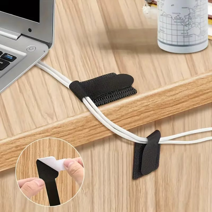 Reusable Cable Ties - Adjustable Cord Organizer Straps Macfixit Australia