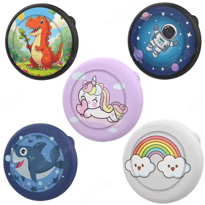 Silicone AirTag Case for Kids with Hidden Pin
