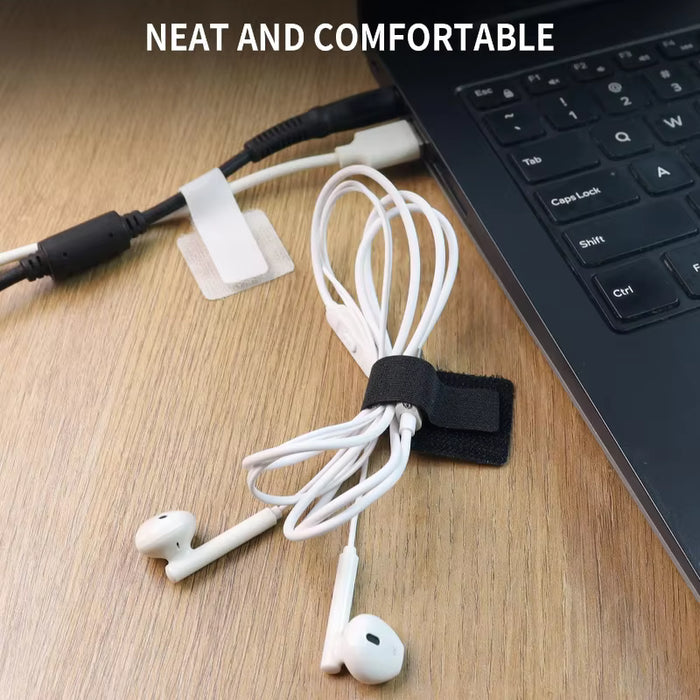 Reusable Cable Ties - Adjustable Cord Organizer Straps Macfixit Australia