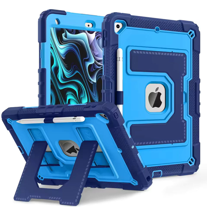 Heavy-Duty Shockproof Case for iPad 10th Gen & iPad 11th Gen (A16) - Rugged Protective Cover with Multi-Angle Stand, Pencil Holder, and Carrying Strap Macfixit Australia