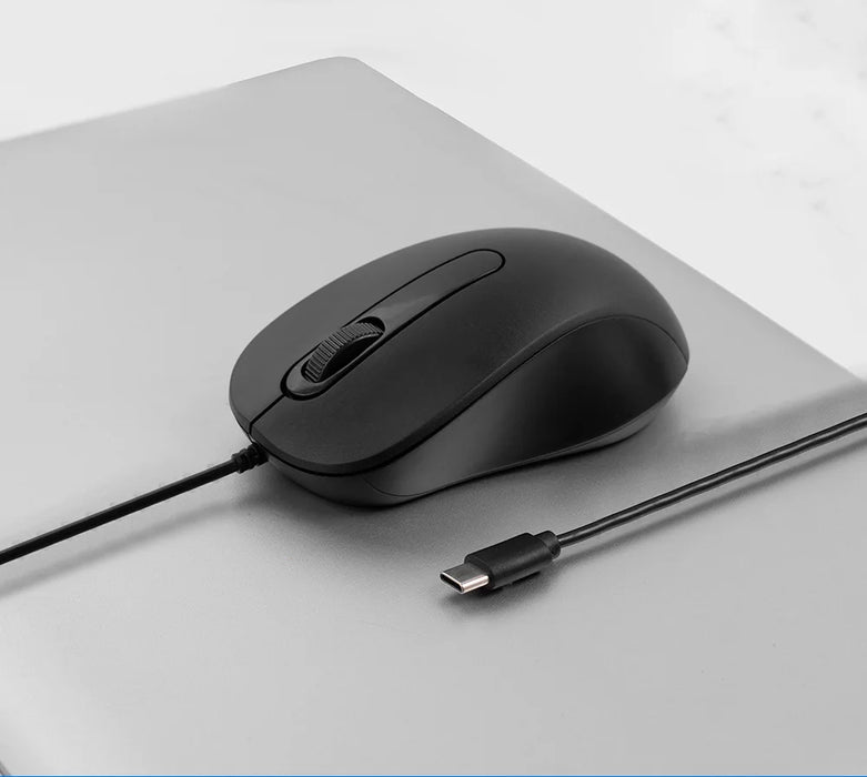 Ergonomic Silent Type C Wired Mouse
