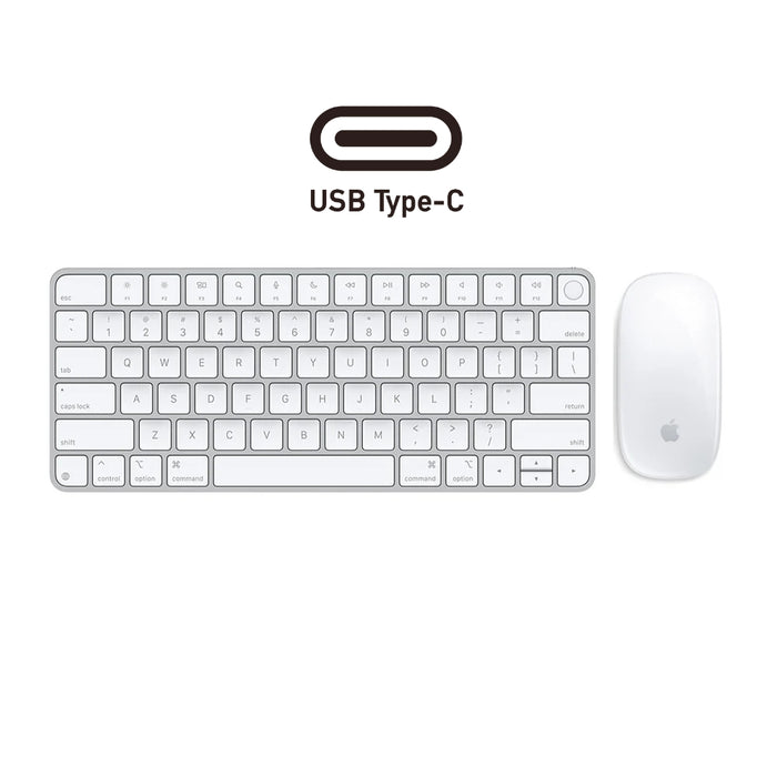 Apple Magic Keyboard and Mouse (USB-C) Combo - Silver