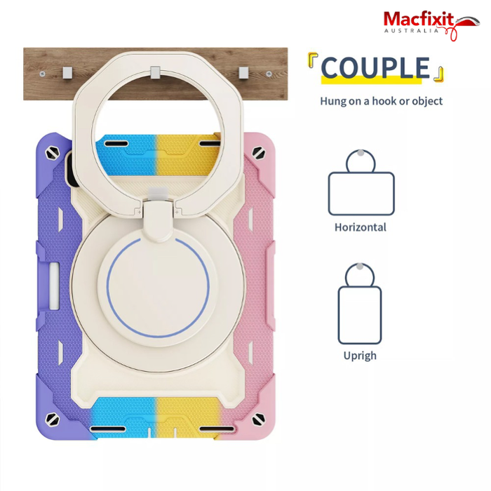 Armor Shockproof Handle Ring Rotation Case Cover for iPad 10th gen (2022) 10.9" iPad