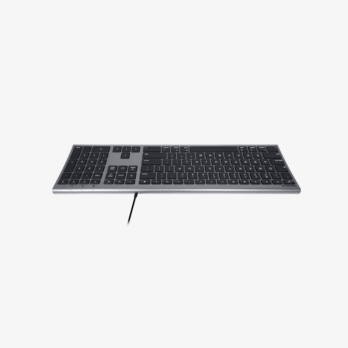 Macally Everyday Premium USB A + C Keyboard for Mac (Space Gray)