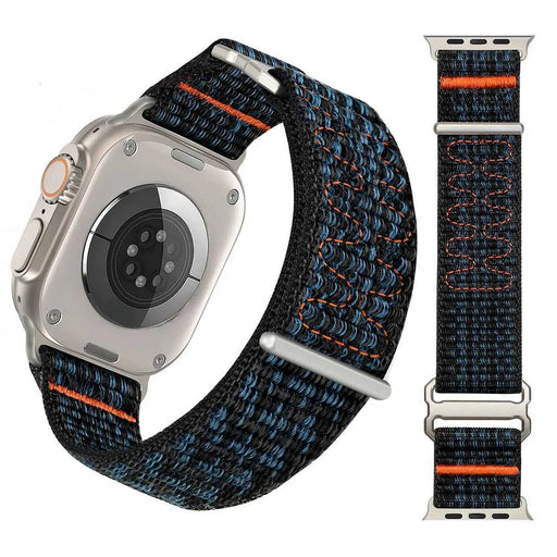 Nylon Sport Loop Band for Apple Watch - Black Macfixit Australia