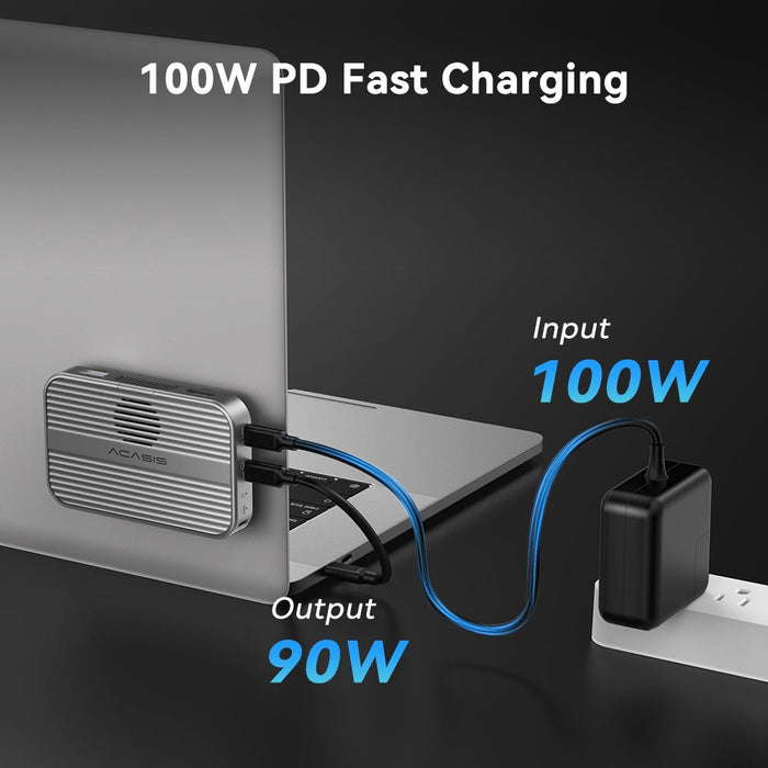 Acasis 10Gbps Magnetic Docking Station & SSD Enclosure for iPhone 15 and later models - Macfixit Australia