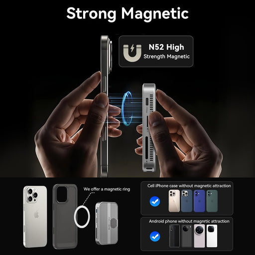 Acasis 10Gbps Magnetic Docking Station & SSD Enclosure for iPhone 15 and later models - Macfixit Australia