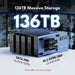 Acasis 40Gbps 6 - Bay Hybrid HDD & NVMe Enclosure (4 HDD + 2 NVMe SSD) - Macfixit Australia