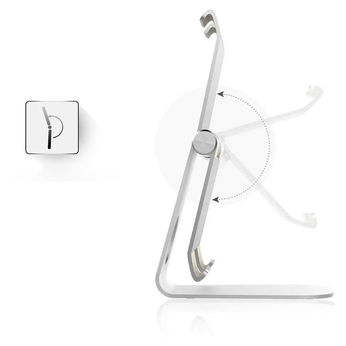 Adjustable Aluminium Desktop Stand for iPad, Phones & E-Readers - Macfixit Australia