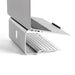 Aluminium Laptop Stand with 360° Rotation - Silver - Macfixit Australia