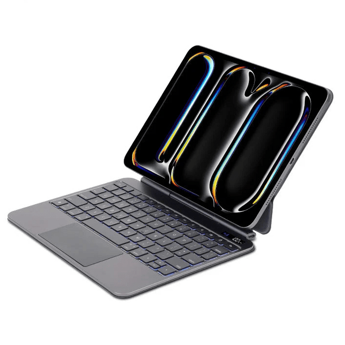 Aluminium Magic Style Keyboard Case for iPad Pro 12.9" (2018–2022) & iPad Air 13" - Wireless Folio Stand - Macfixit Australia