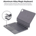 Aluminium Magic Style Keyboard Case for iPad Pro 12.9" (2018–2022) & iPad Air 13" - Wireless Folio Stand - Macfixit Australia