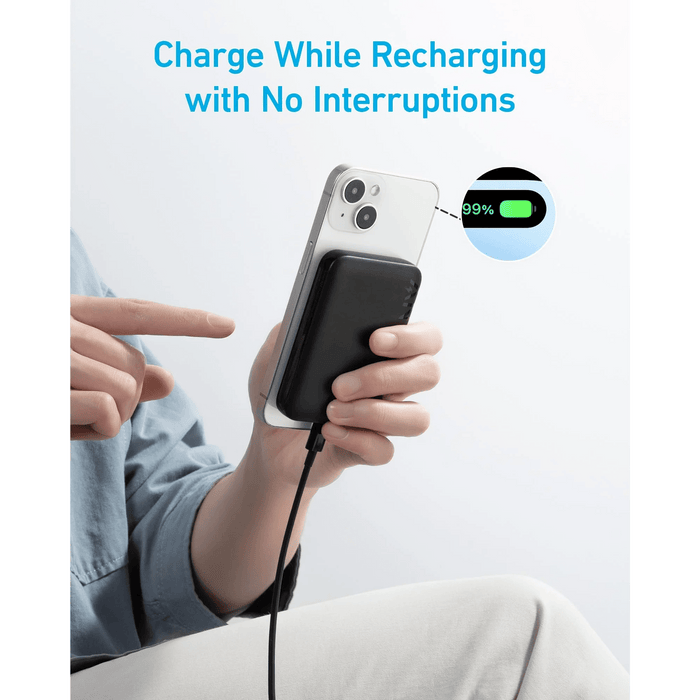 Anker 321 MagGo Battery (PowerCore Magnetic 5K) - Black - Macfixit Australia