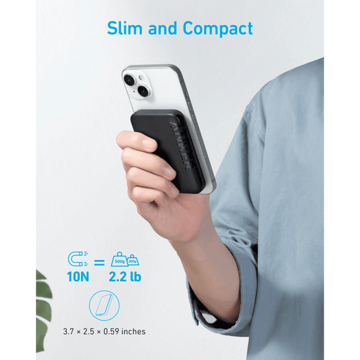 Anker 321 MagGo Battery (PowerCore Magnetic 5K) - Black - Macfixit Australia