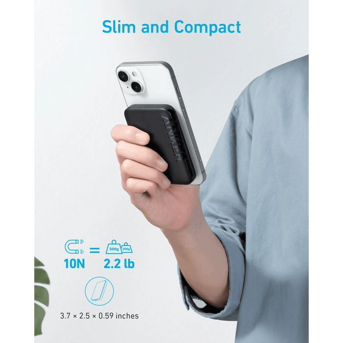 Anker 321 MagGo Battery (PowerCore Magnetic 5K) - Black - Macfixit Australia