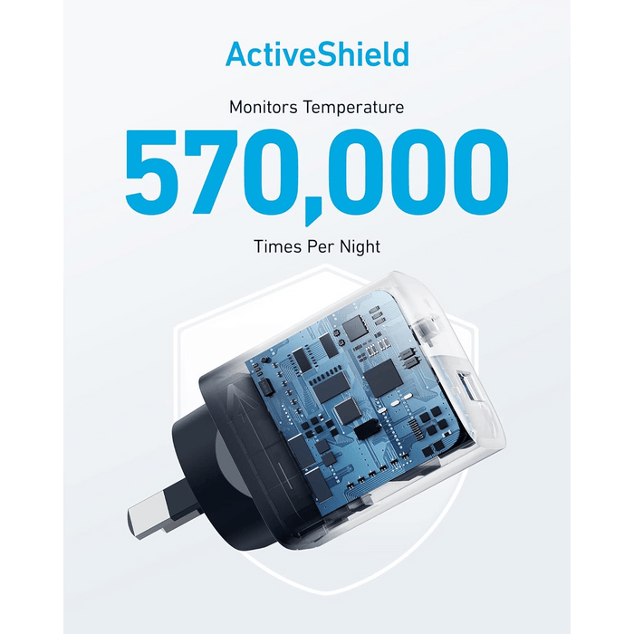 Anker 33W 2-Port Compact USB Wall Charger, Black - Macfixit Australia