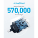 Anker 33W 2-Port Compact USB Wall Charger, Black - Macfixit Australia