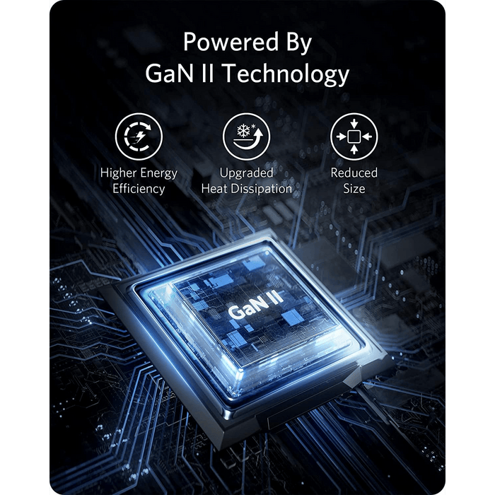 Anker 65W 3 - Port Wall Charger Black - Macfixit Australia