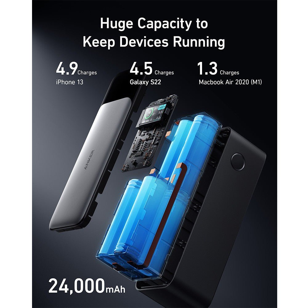 Anker 737 Power Bank (PowerCore 24K) - Macfixit Australia