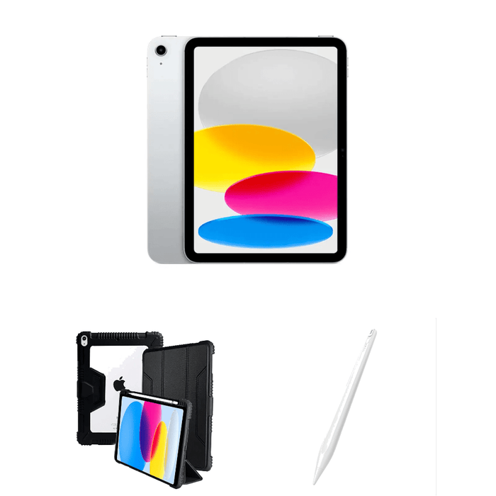 Apple iPad 10th Generation 64GB Wi-Fi Refurbished + Shockproof Case + Stylus Pen Bundle - Macfixit Australia