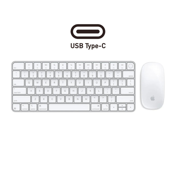 Apple Magic Keyboard and Mouse (USB - C) Combo - Silver - Macfixit Australia