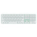Apple Magic Keyboard with Numeric Keypad and Touch ID (Lightning) - Green - Macfixit Australia