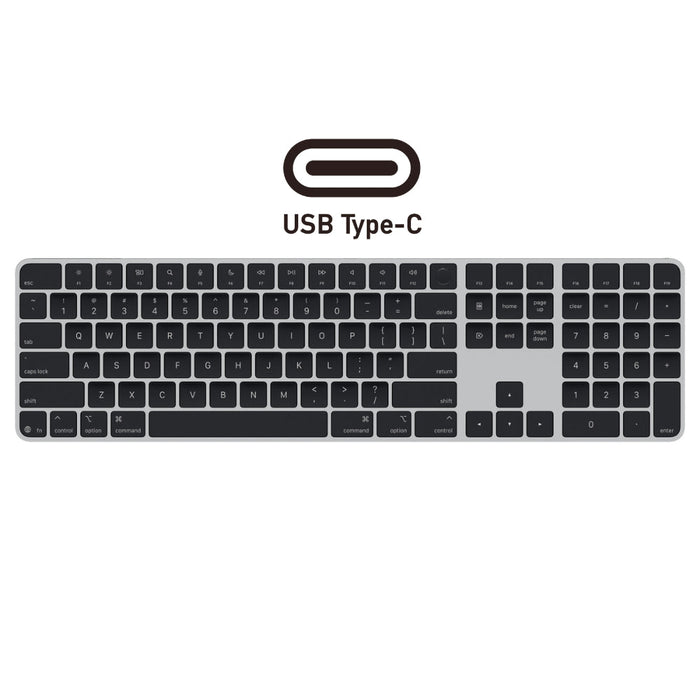 Apple Magic Keyboard with Numeric Keypad and Touch ID (USB - C) - Black - Macfixit Australia