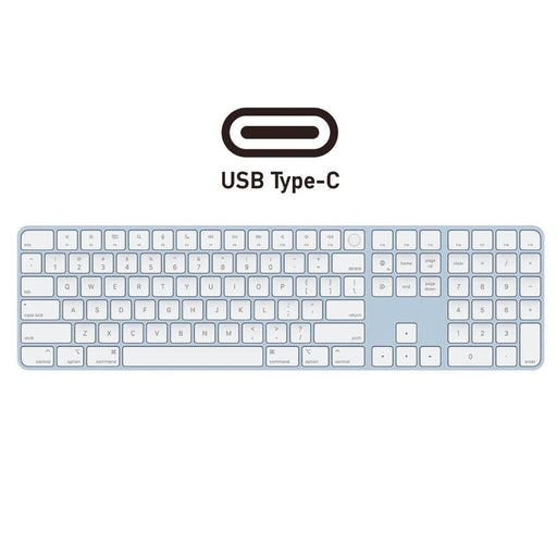 Apple Magic Keyboard with Numeric Keypad and Touch ID (USB - C) - Blue - Macfixit Australia