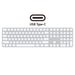 Apple Magic Keyboard with Numeric Keypad and Touch ID (USB - C) - Silver - Macfixit Australia