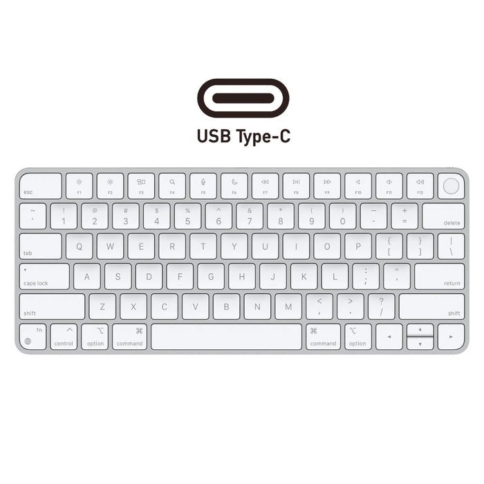 Apple Magic Keyboard with Touch ID (USB - C) - Silver - Macfixit Australia