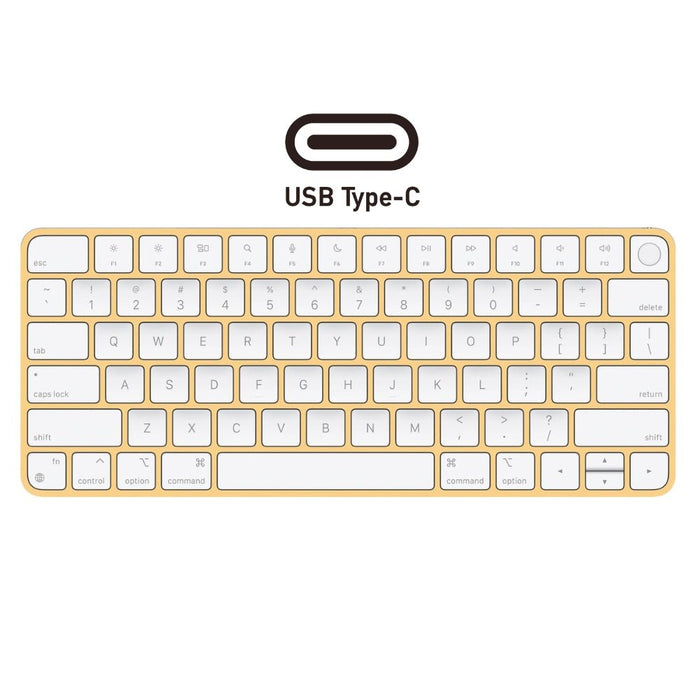 Apple Magic Keyboard with Touch ID (USB - C) - Yellow - Macfixit Australia