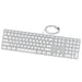 Apple USB Wired Keyboard with Numeric Keypad - Silver A1243 - Macfixit Australia