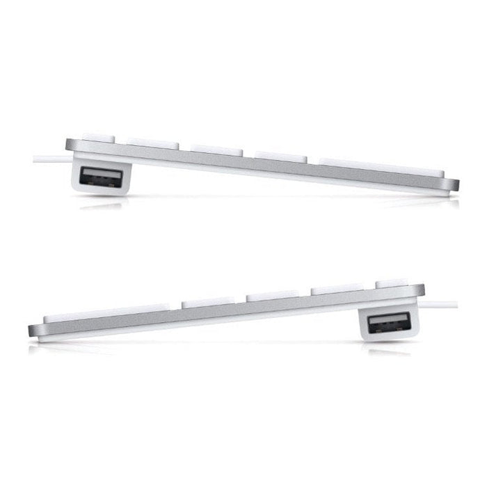 Apple USB Wired Keyboard with Numeric Keypad - Silver A1243 - Macfixit Australia