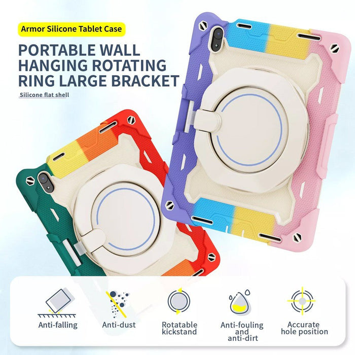 Armor Shockproof Handle Ring Rotation Case Cover For iPad 7th/8th/9th generation - Macfixit Australia