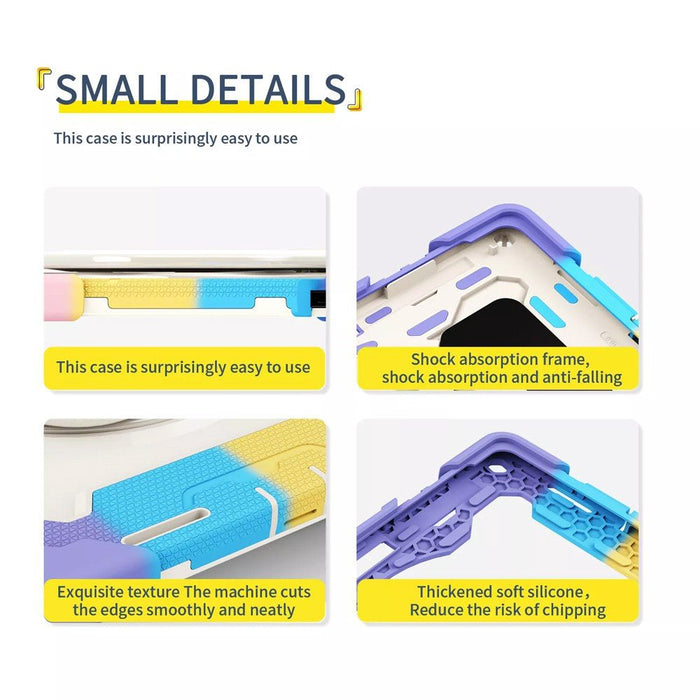 Armor Shockproof Handle Ring Rotation Case Cover For iPad 7th/8th/9th generation - Macfixit Australia