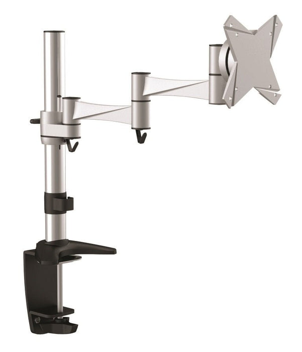 Astrotek Monitor Arm Desk Mount Height Adjustable Stand for Single LCD Display 23.8" 24" 27" 31.5" 32" 8kg 30° Tilt 180° Swivel 360° Pivot VESA - Macfixit Australia