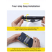 Baseus AquaGlide Waterproof Phone Pouch with Cylindrical Slide Lock - White - Macfixit Australia