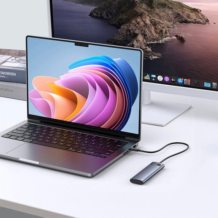 Baseus FlyJoy Series SSD Enclosure (M.2 NVMe) - Space Grey - Macfixit Australia