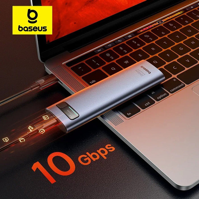 Baseus FlyJoy Series SSD Enclosure (M.2 NVMe) - Space Grey - Macfixit Australia