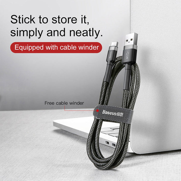 Baseus USB to USB - C Braided Cable - 1m - Macfixit Australia