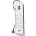Belkin 8-Outlet Surge Protection Strip with 2 USB Ports - Macfixit Australia