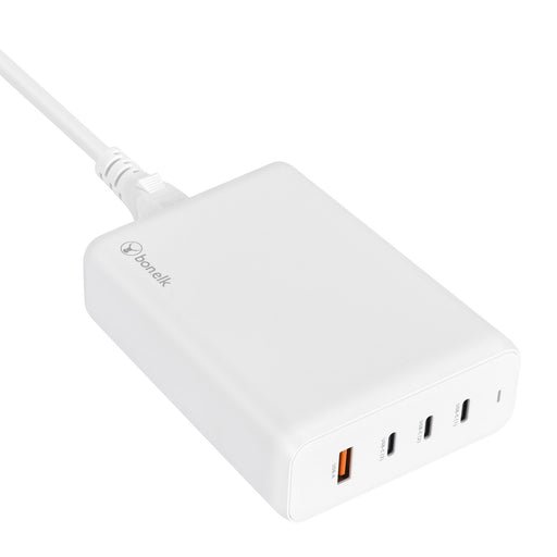Bonelk 240W Multi - Port Desktop Charger, 3 x USB - C / 1 x USB - A (White) - Macfixit Australia