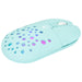 Bonelk Bluetooth/Wireless RGB 4D Mouse, 1200DPI, USB - C, M - 270 (Teal) - Macfixit Australia