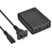 Bonelk Desktop Charger, 2 x USB - C / 2 x USB - A, 65W (Black) - Macfixit Australia