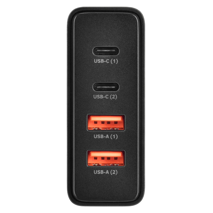 Bonelk Desktop Charger, 2 x USB - C / 2 x USB - A, 65W (Black) - Macfixit Australia