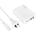 Bonelk Desktop Charger, 2 x USB - C / 2 x USB - A, 65W (White) - Macfixit Australia