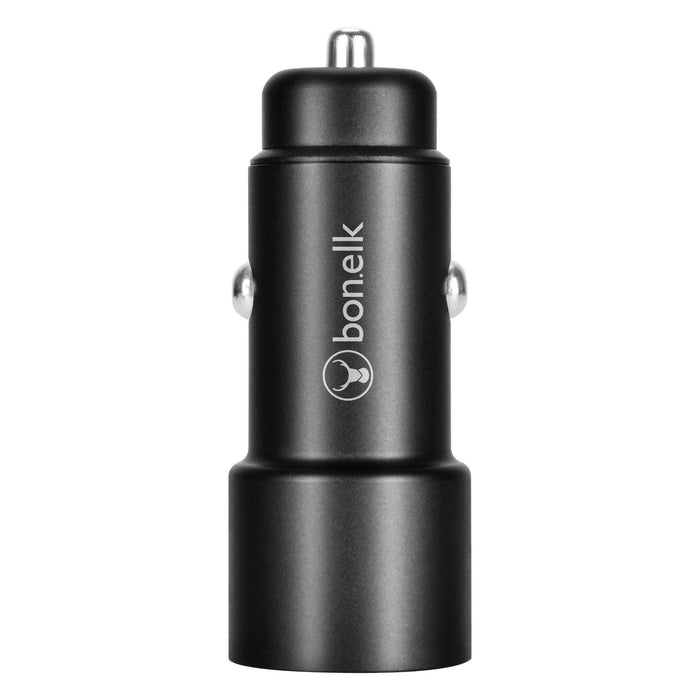 Bonelk Eco Series 38W PD Dual USB - C Car Charger - Black - Macfixit Australia