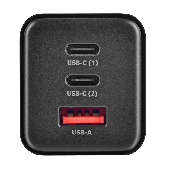 Bonelk Eco Series 65W PD Wall Charger, 3 x USB - C - Black - Macfixit Australia